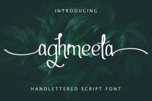 Aghmeeta: A Playful Script Font for Creative Brands