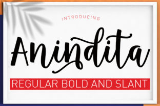 Anindita Font: Playful Script for Editorial Magic