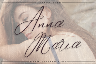 Anna Maria Font: Elegant Script for Creative Makers