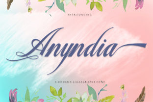 Anyndia: A Script Font for Elegant Web Design