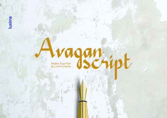 Avagan: A Classy Script for Creative Projects