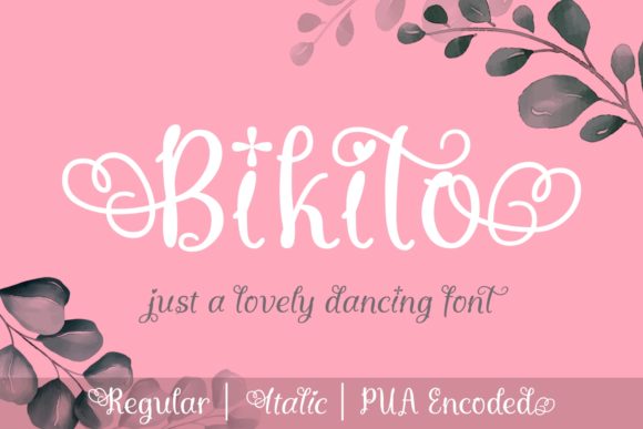 Bikito Font: Sweet Script for Editorial Design