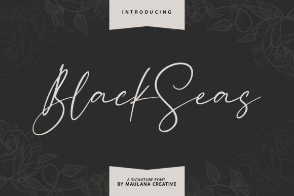 Blackseas Font: Modern Script for Creative Campaigns
