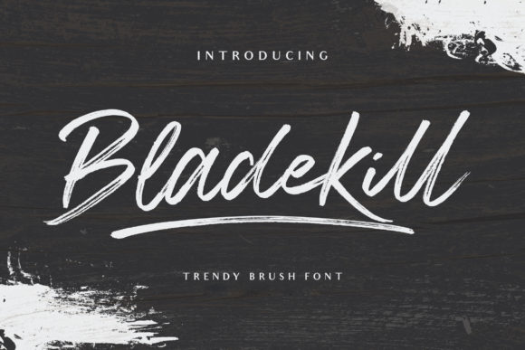 Bladekill: A Flowing Brush Font for Business Branding