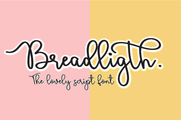 Bread Ligth Font for Business Branding