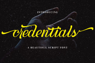 Credentials Font: Playful Script for Editorial Design