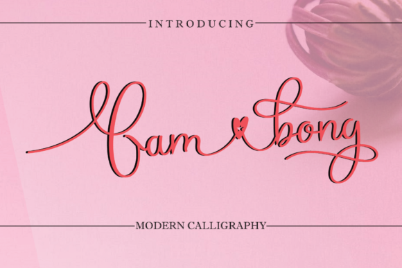 Gambong Font for Elegant Branding
