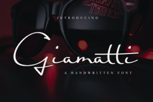 Giamatti Font for Creative Campaigns