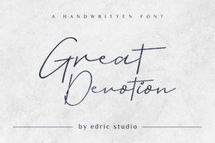 Great Devotion Font for Creative Campaigns