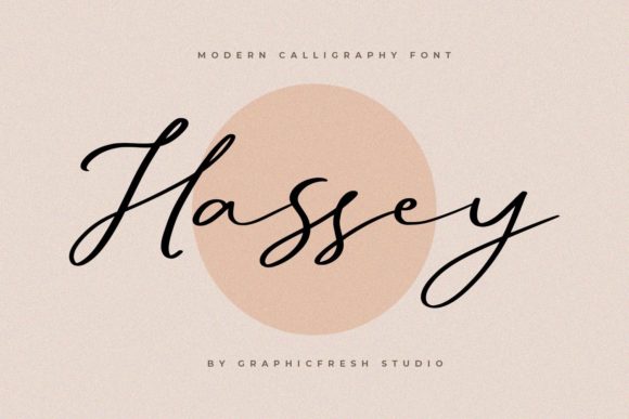 Hassey Font: Elegant Script for Branding
