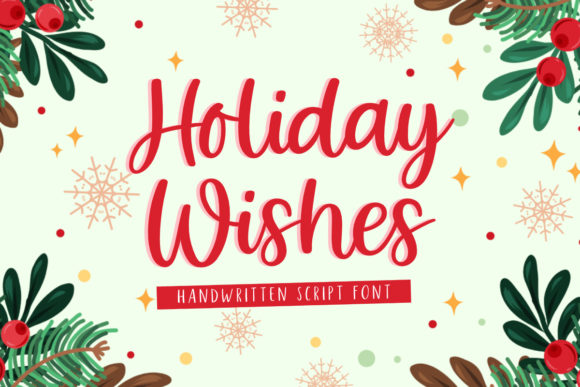 Holiday Wishes Font for Elegant Branding