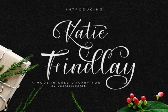 Katie Findlay Font: Elegant Script for Digital Design