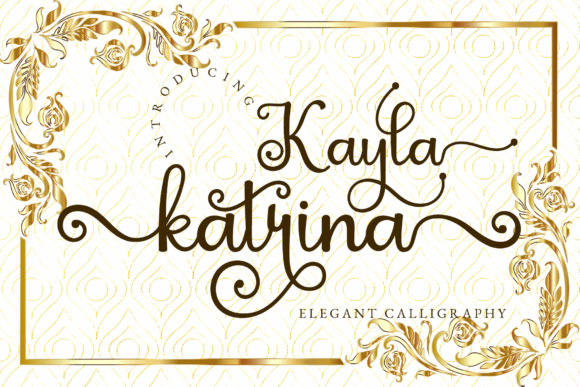 Kayla Katrina Font for Creative Makers