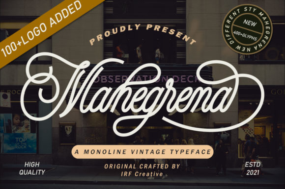 Mahegrena: Elegant Handwritten Font
