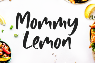 Mommy Lemon Font for Creative Projects