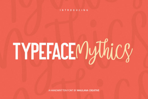 Mythics Font for Creative Makers