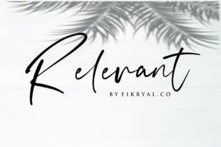 Relevant: A Versatile Script Font