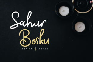 Sahur Bosku Font for Creative Campaigns