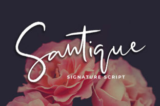 Santique Font: Magical Script for Editorial Design