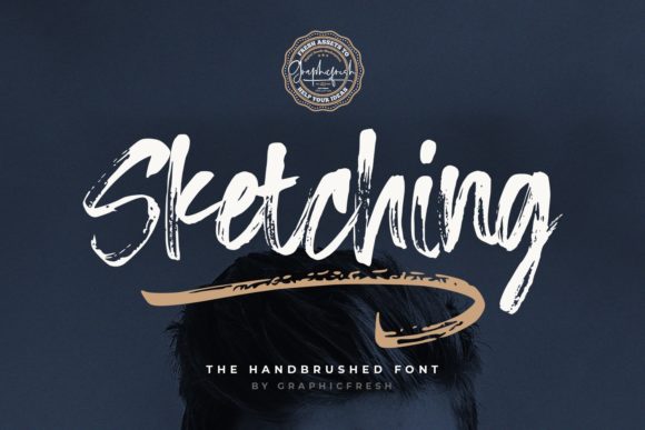 Sketching Font for Elegant Design