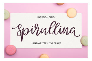 Spirullina: A Romantic Script Font
