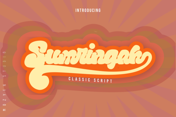 Sumringah Font for Bold Branding