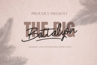 The Big Battalyon: A Font That Speaks With Personality