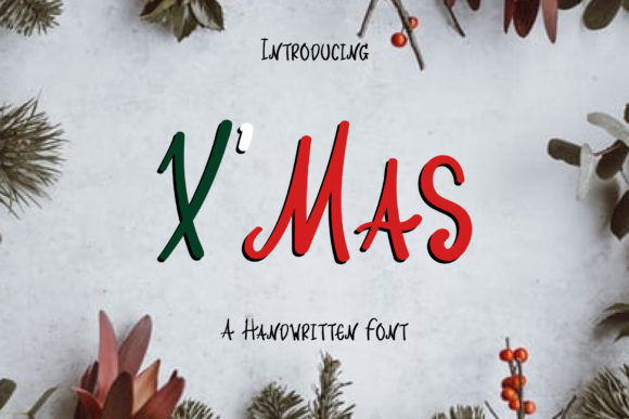 X Mas Font Review